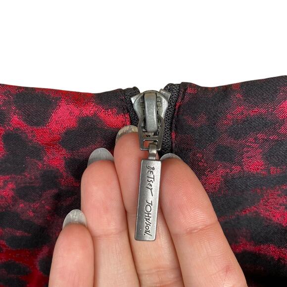 NWT Betsey Johnson X Torrid $148 Leopard Print Mini Babydoll Dress SZ 16 - Picture 12 of 14